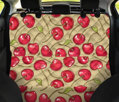 Cherry Pattern Print Design CH05 Rear Dog  Seat Cover