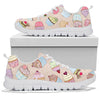 Cupcake Pattern Print Design CP06 Sneakers White Bottom Shoes