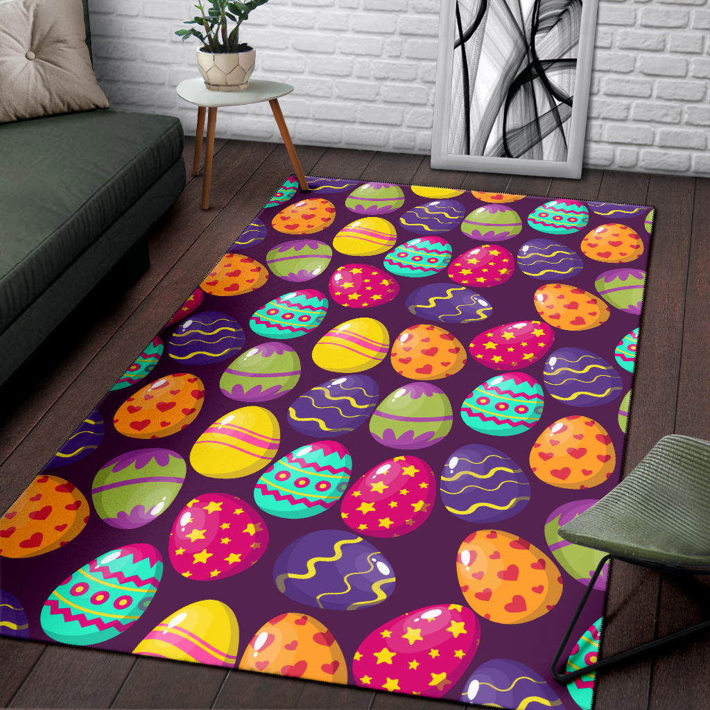 Easter Eggs Pattern Print Design RB04 Area Rugs