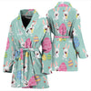 Easter Eggs Pattern Print Design RB014 Women Bathrobe