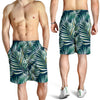 Sun Spot Tropical Palm Leaves hower Curtain Mens Shorts