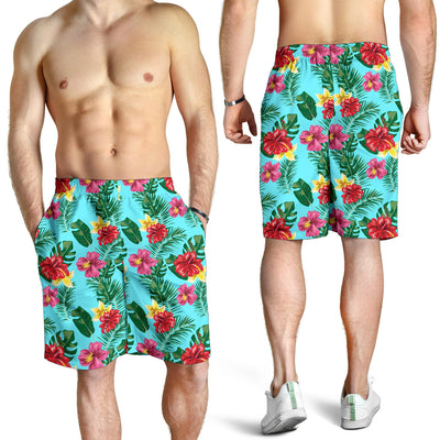 Hibiscus Hawaiian Flower Mens Shorts