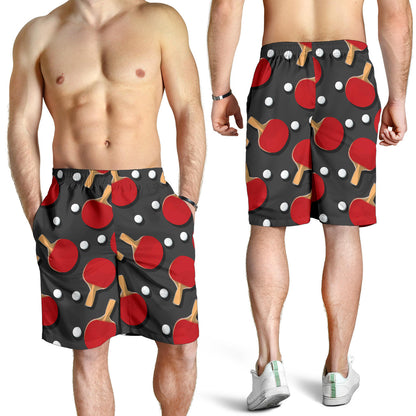 Ping Pong Pattern Print Design A05 Mens Shorts
