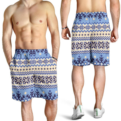 Nordic Pattern Print Design A03 Mens Shorts