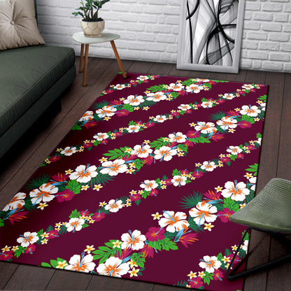 Hawaiian Themed Pattern Print Design H06 Area Rugs