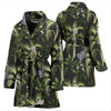 Rainforest Pattern Print Design RF05 Women Bathrobe