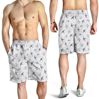 Swallow Bird Pattern Print Design 04 Mens Shorts