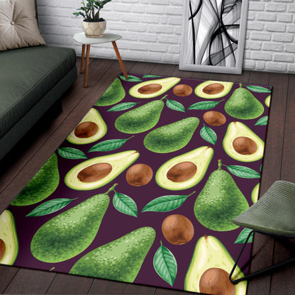 Avocado Pattern Print Design AC08 Area Rugs