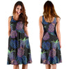 Pineapple Pattern Print Design PP04 Midi Dress