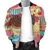 Cupcake Pattern Print Design CP01 Men Bomber Jacket