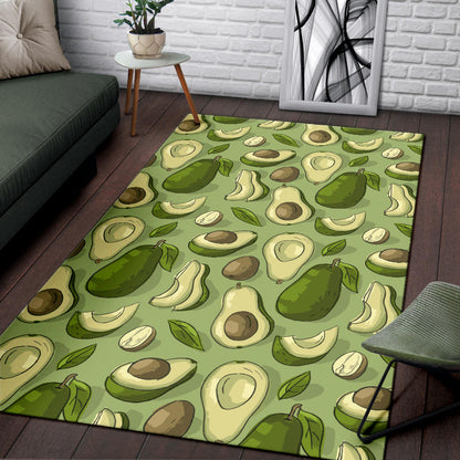 Avocado Pattern Print Design AC03 Area Rugs