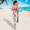 Iris Pattern Print Design IR08 Sarong Pareo Wrap