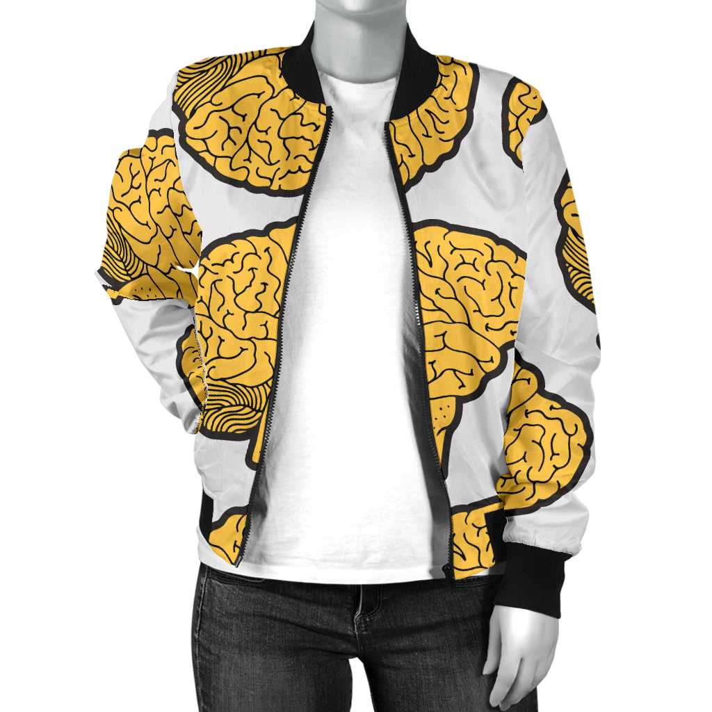 Psychology Pattern Print Design A01 Women's Bomber Jacket