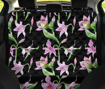 Amaryllis Pattern Print Design AL08 Rear Dog  Seat Cover