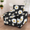 Daisy Pattern Print Design DS02 Armchair Slipcover