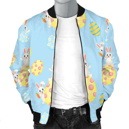 Easter Eggs Pattern Print Design RB015 Men Bomber Jacket
