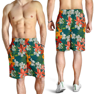 Amaryllis Pattern Print Design AL06 Mens Shorts