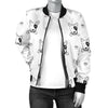 Bull Terriers Pattern Print Design 06 Women's Bomber Jacket