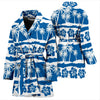 Hawaiian Themed Pattern Print Design H021 Women Bathrobe