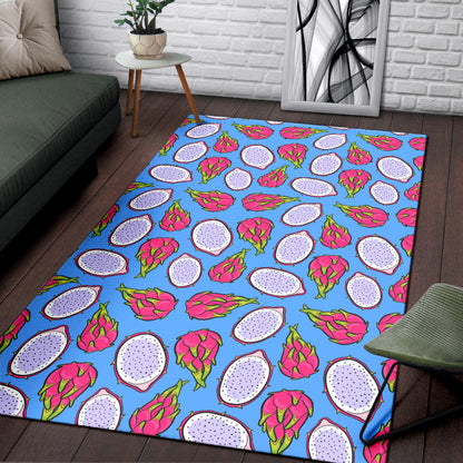 Dragonfruit Pattern Print Design DF04 Area Rugs
