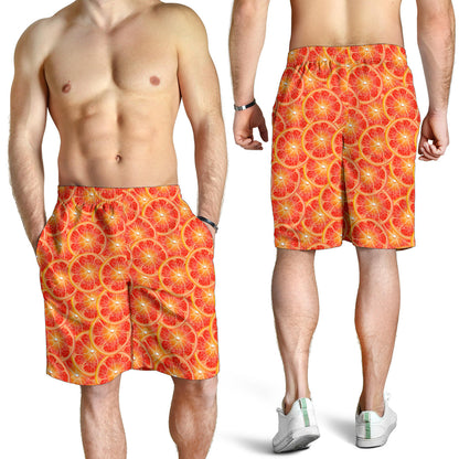Grapefruit Pattern Print Design GF06 Mens Shorts