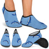 Dolphin Blue Print Aqua Water Shoes