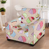 Cupcake Pattern Print Design CP06 Armchair Slipcover