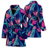 Tropical Flower Pattern Print Design TF024 Women Bathrobe