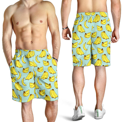 Banana Pattern Print Design BA04 Mens Shorts