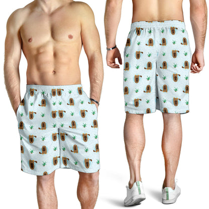 Platypus Pattern Print Design A04 Mens Shorts
