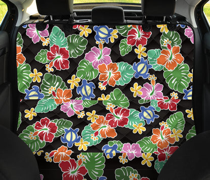 Hawaiian Themed Pattern Print Design H010 Rear Dog  Seat Cover