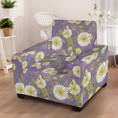 Daisy Pattern Print Design DS011 Armchair Slipcover