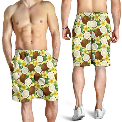 Coconut Pattern Print Design CN02 Mens Shorts