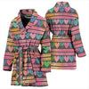 Heart Pattern Print Design HE010 Women Bathrobe