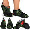 Red Hibiscus Tropical Aqua Water Shoes