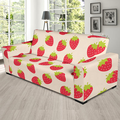 Strawberry Pattern Print Design SB02 Sofa Slipcover