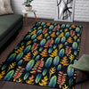 Heliconia Pattern Print Design HL03 Area Rugs