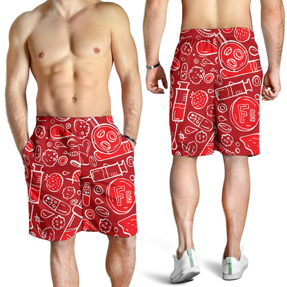 Phlebotomist Pattern Print Design A02 Mens Shorts