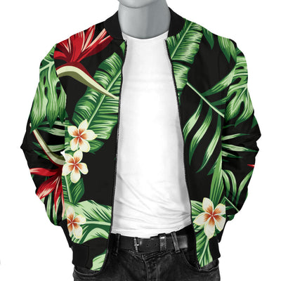 Bird Of Paradise Pattern Print Design BOP05 Men Bomber Jacket