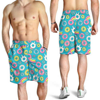 Donut Pattern Print Design DN013 Mens Shorts