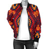 Navajo Pattern Print Design A03 Women's Bomber Jacket