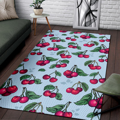 Cherry Pattern Print Design CH01 Area Rugs