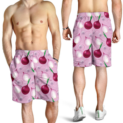 Onion Pattern Print Design A01 Mens Shorts