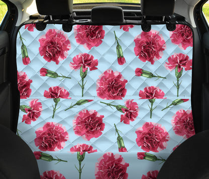 Carnations Pattern Print Design CN01 Rear Dog  Seat Cover