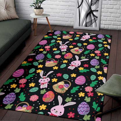 Easter Eggs Pattern Print Design RB05 Area Rugs