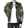 Camouflage Pattern Print Design 06 Women's Bomber Jacket