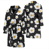 Daisy Pattern Print Design DS02 Men Bathrobe