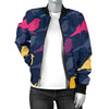 Birds Pattern Print Design 01 Women's Bomber Jacket