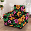 Hibiscus Pattern Print Design HB029 Armchair Slipcover