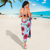 Carnations Pattern Print Design CN01 Sarong Pareo Wrap